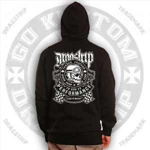 Dragstrip Kustom Moto Club Performance Hooded Top